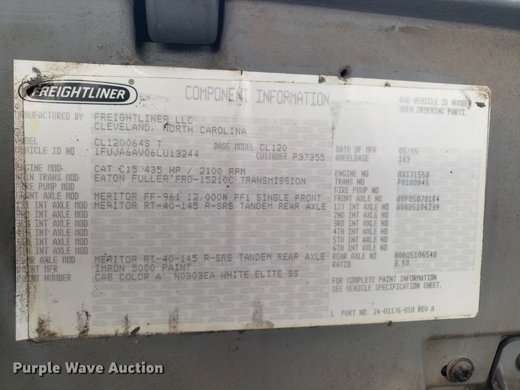 image for item ET9844 2006 Freightliner Columbia semi truck