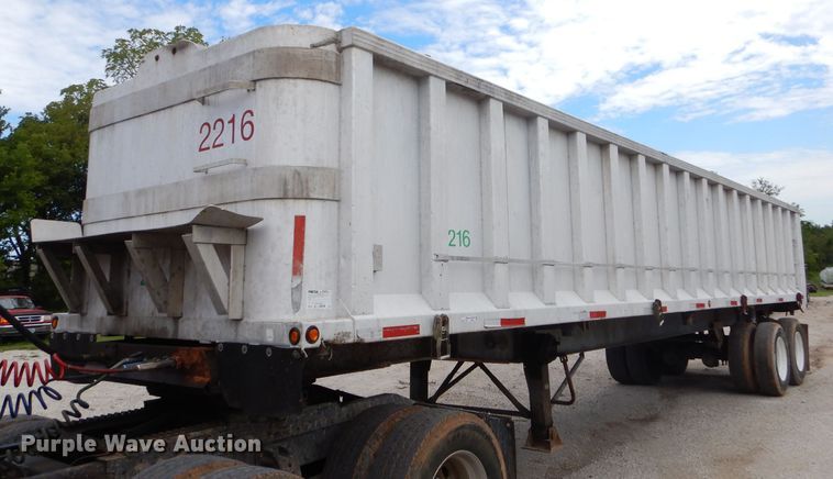 image for item FC9842 1989 Corn end dump trailer