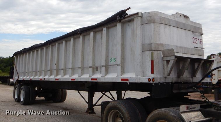 image for item FC9842 1989 Corn end dump trailer