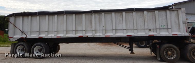 image for item FC9842 1989 Corn end dump trailer