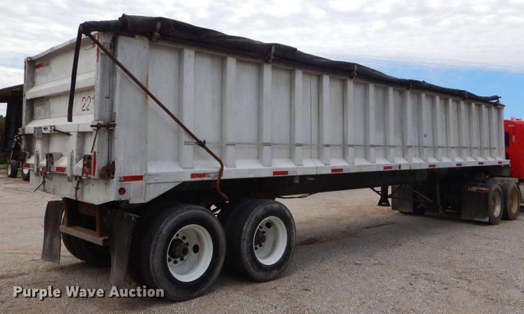 image for item FC9842 1989 Corn end dump trailer