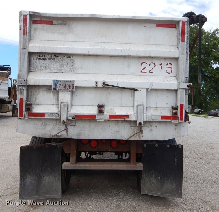 image for item FC9842 1989 Corn end dump trailer