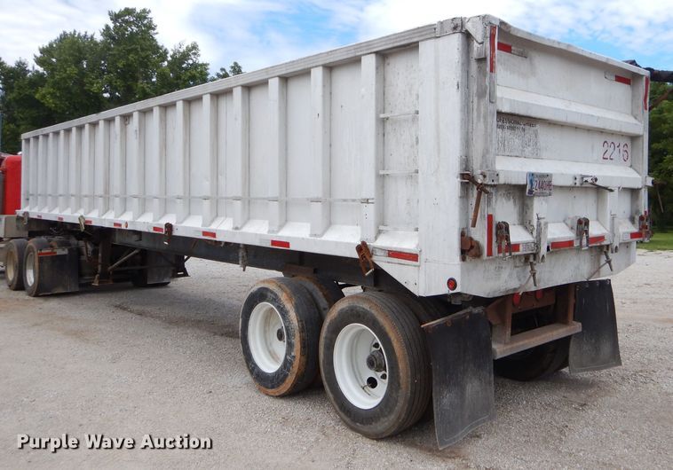 image for item FC9842 1989 Corn end dump trailer