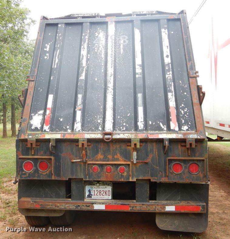 image for item FI9979 2002 shop built end dump trailer