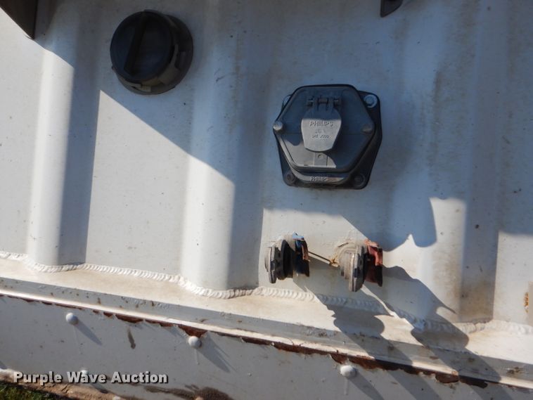 image for item FY9727 2012 Neville double hopper bottom grain trailer