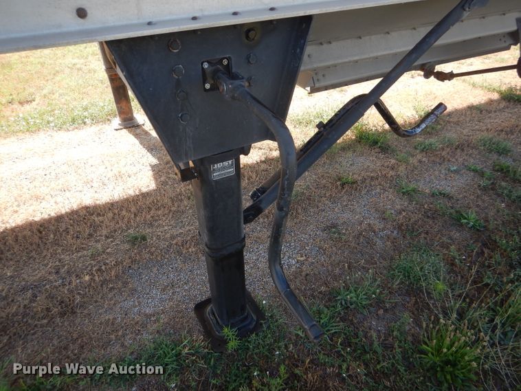 image for item FY9727 2012 Neville double hopper bottom grain trailer