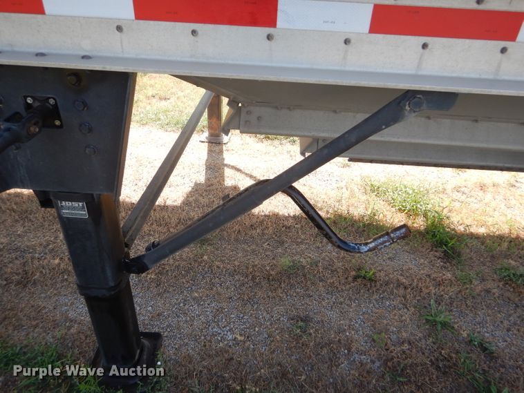 image for item FY9727 2012 Neville double hopper bottom grain trailer