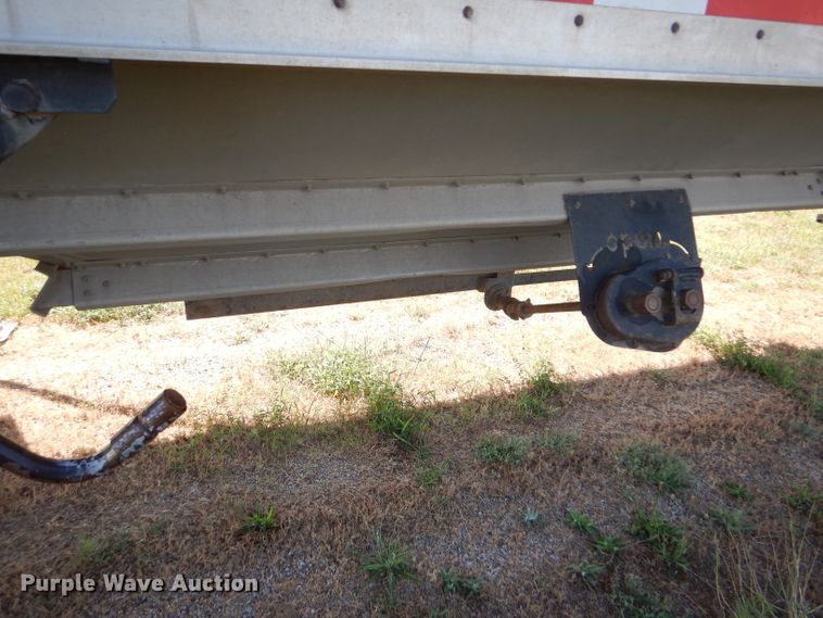 image for item FY9727 2012 Neville double hopper bottom grain trailer