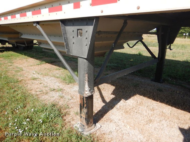 image for item FY9727 2012 Neville double hopper bottom grain trailer
