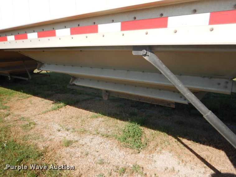 image for item FY9727 2012 Neville double hopper bottom grain trailer