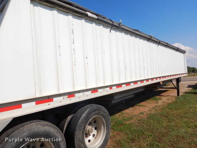 image for item FY9727 2012 Neville double hopper bottom grain trailer