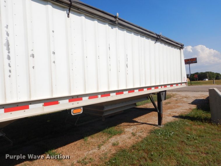 image for item FY9727 2012 Neville double hopper bottom grain trailer