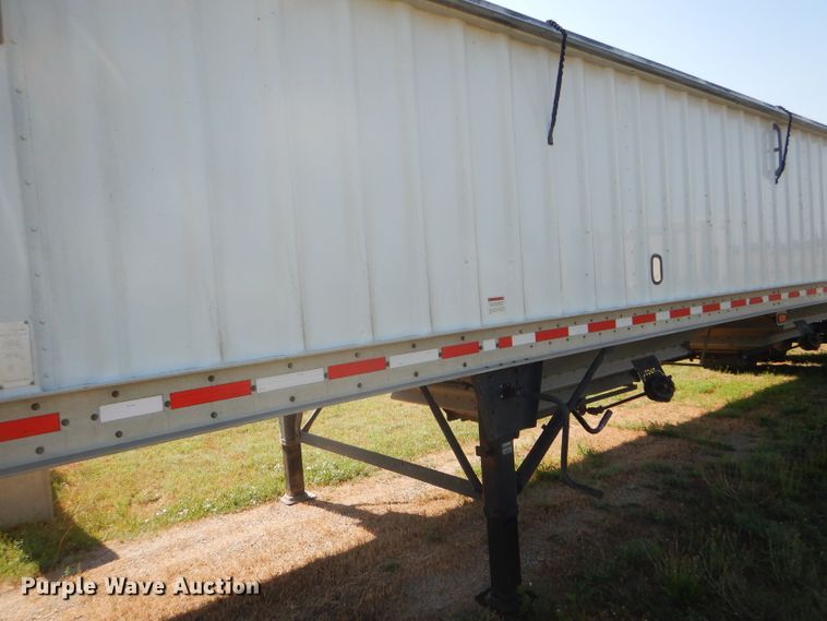 image for item FY9727 2012 Neville double hopper bottom grain trailer