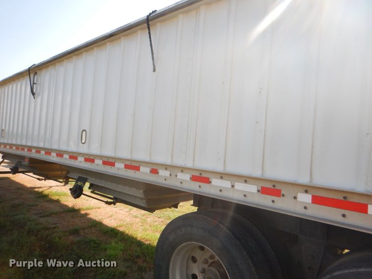 image for item FY9727 2012 Neville double hopper bottom grain trailer