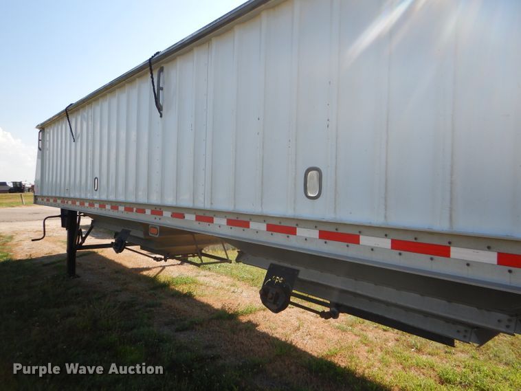 image for item FY9727 2012 Neville double hopper bottom grain trailer