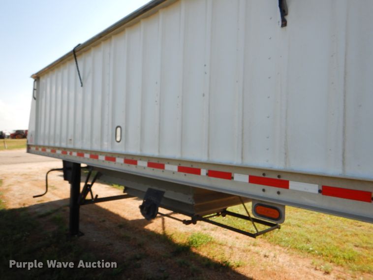 image for item FY9727 2012 Neville double hopper bottom grain trailer