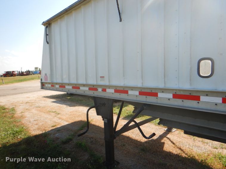 image for item FY9727 2012 Neville double hopper bottom grain trailer