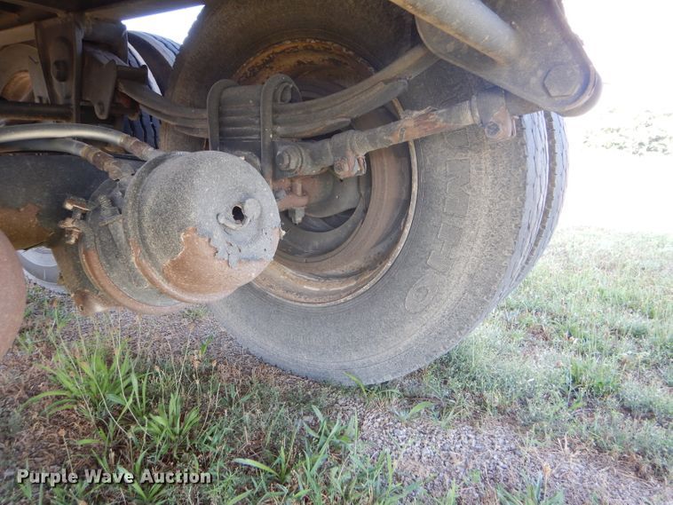 image for item FY9727 2012 Neville double hopper bottom grain trailer