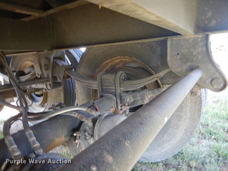 image for item FY9727 2012 Neville double hopper bottom grain trailer