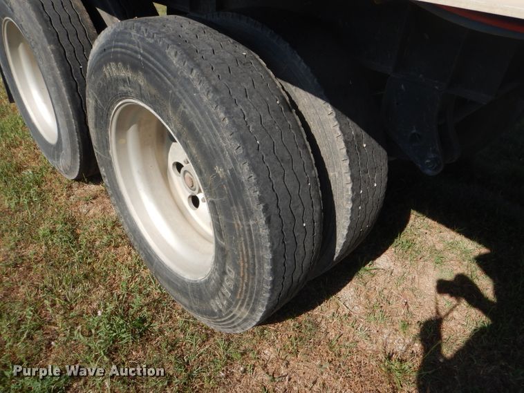 image for item FY9727 2012 Neville double hopper bottom grain trailer