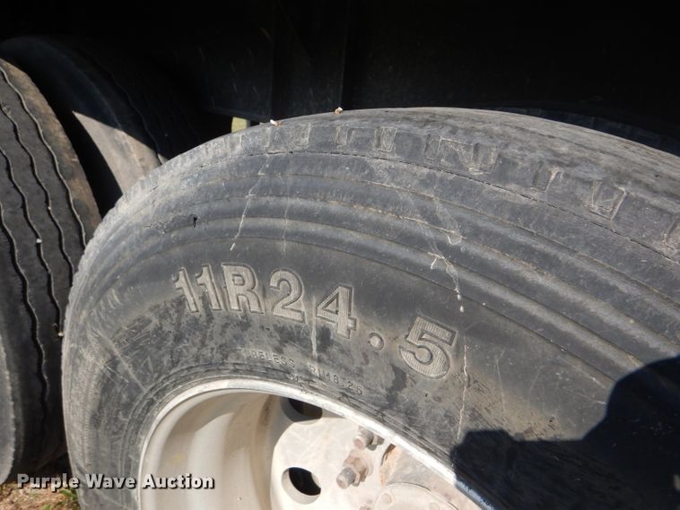 image for item FY9727 2012 Neville double hopper bottom grain trailer