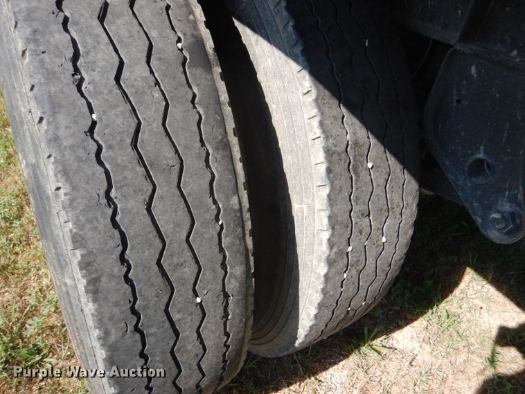 image for item FY9727 2012 Neville double hopper bottom grain trailer