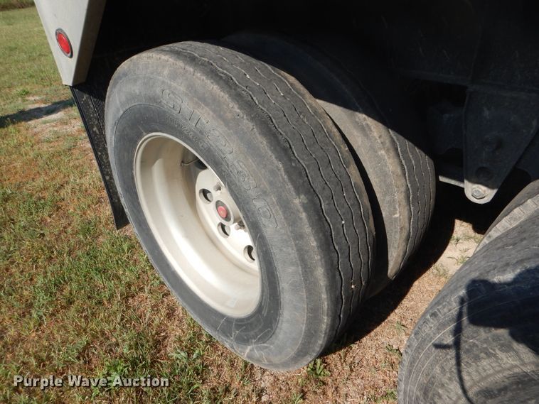 image for item FY9727 2012 Neville double hopper bottom grain trailer