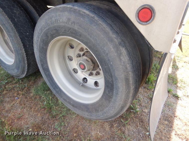 image for item FY9727 2012 Neville double hopper bottom grain trailer