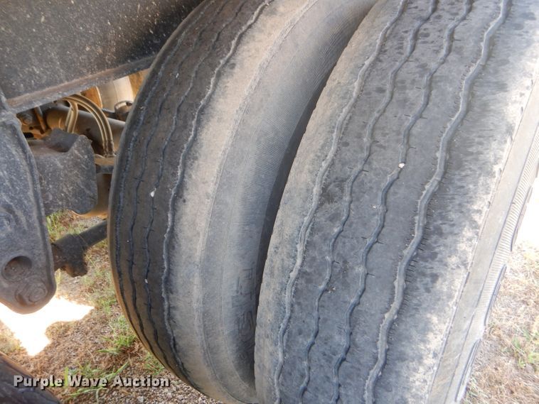 image for item FY9727 2012 Neville double hopper bottom grain trailer