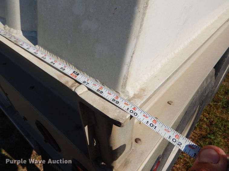 image for item FY9727 2012 Neville double hopper bottom grain trailer