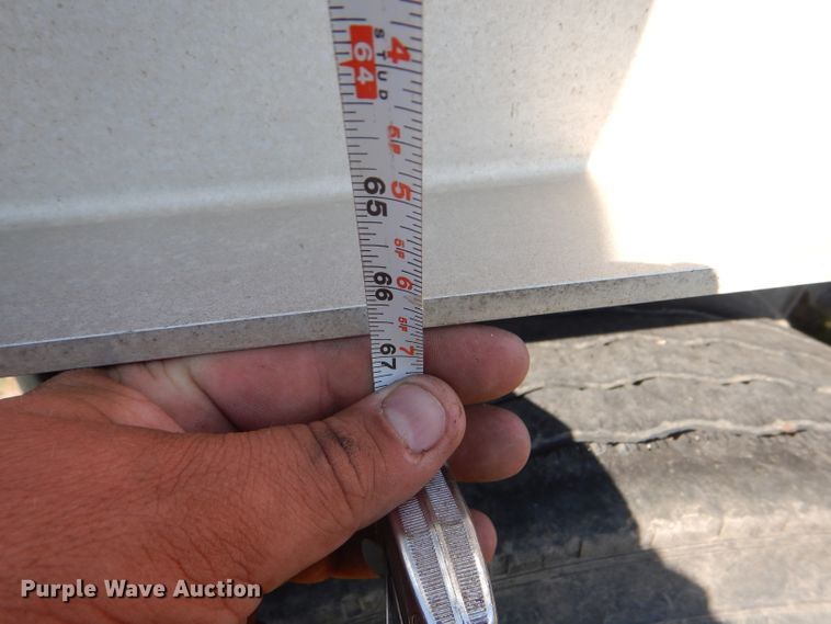 image for item FY9727 2012 Neville double hopper bottom grain trailer