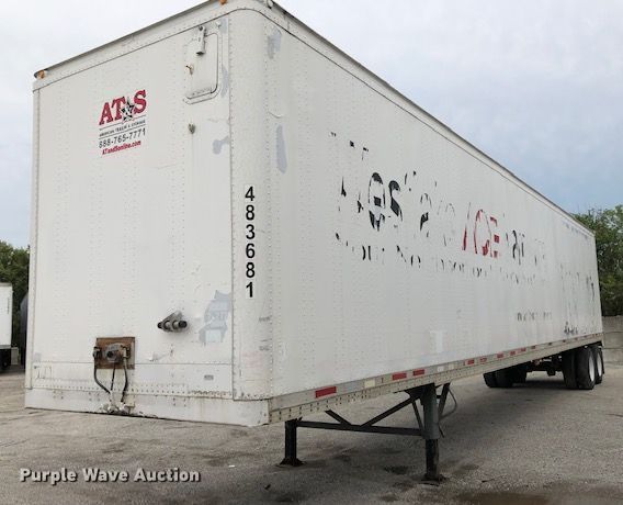image for item G1877 1995 Wabash dry van trailer