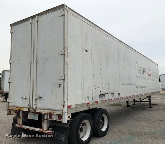 image for item G1877 1995 Wabash dry van trailer