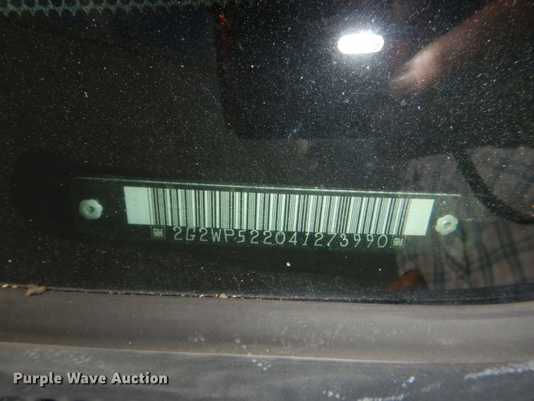 image for item DG4881 2004 Pontiac Grand Prix GT