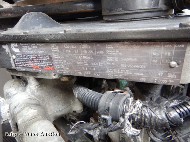 image for item DE2362 2000 Freightliner MT45 pressure washer truck