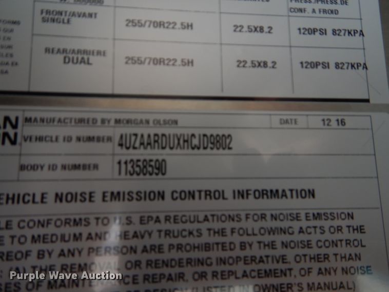 image for item DE2363 2017 Freightliner MT55 delivery truck