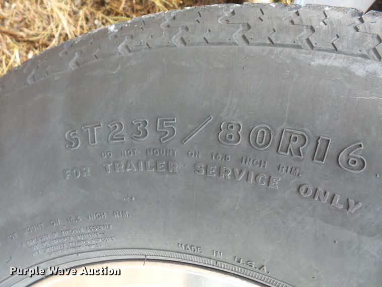 image for item DE2368 2002 Eagle utility trailer