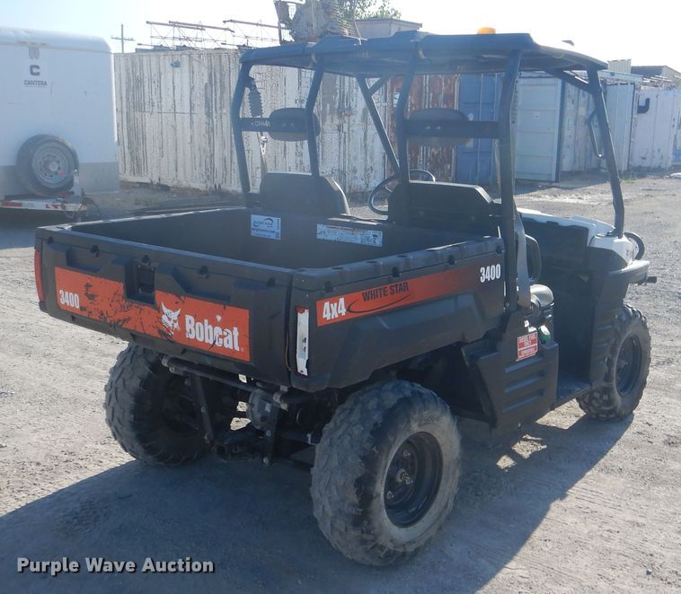 image for item DE3996 2010 Bobcat 3400 utility vehicle