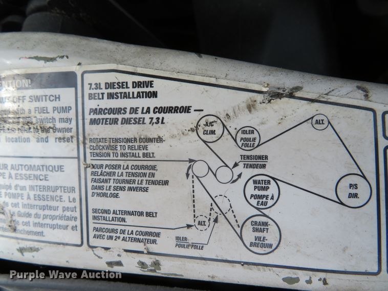 image for item DE8261 2002 Ford F550 Super Duty XL utility truck