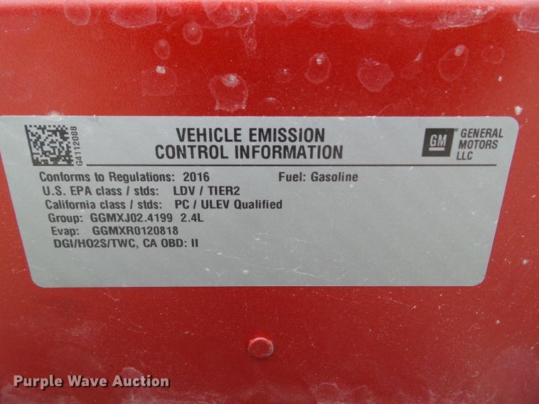 image for item DF0794 2016 Buick Verano