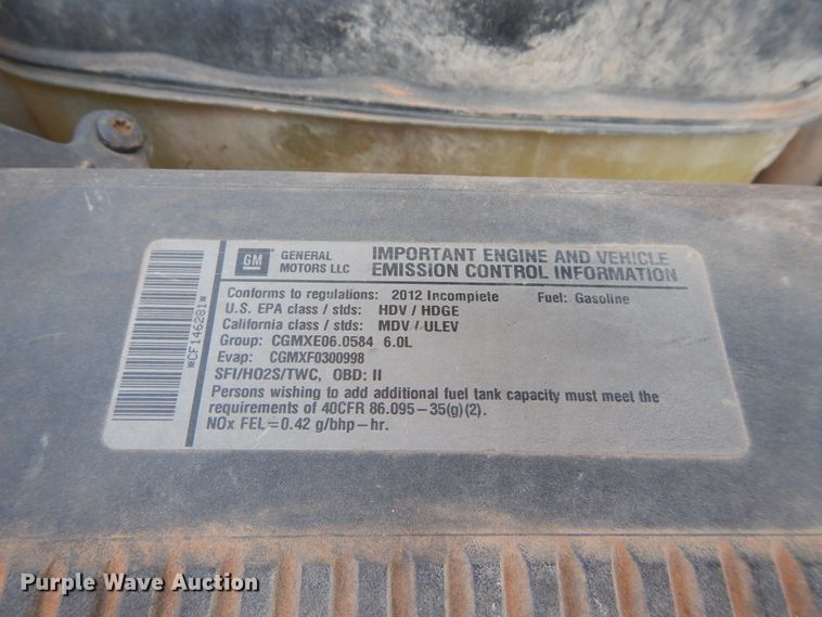 image for item DG4104 2012 Chevrolet Silverado 2500HD utility bed pickup truck