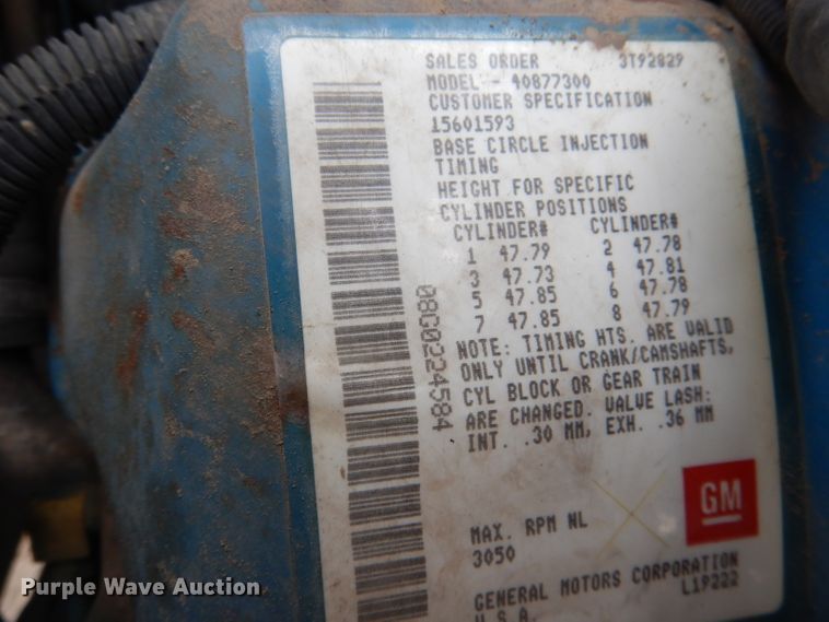 image for item DG5816 1990 GMC C6500 bucket truck