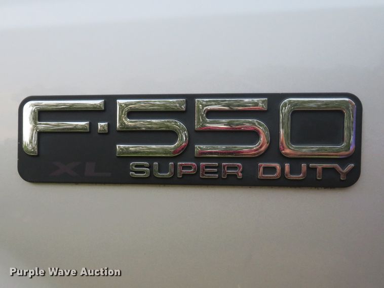 image for item DH1505 2004 Ford F550 Super Duty XL utility bed truck