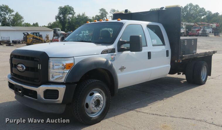image for item DH1509 2011 Ford F450 Super Duty XL Crew Cab flatbed truck