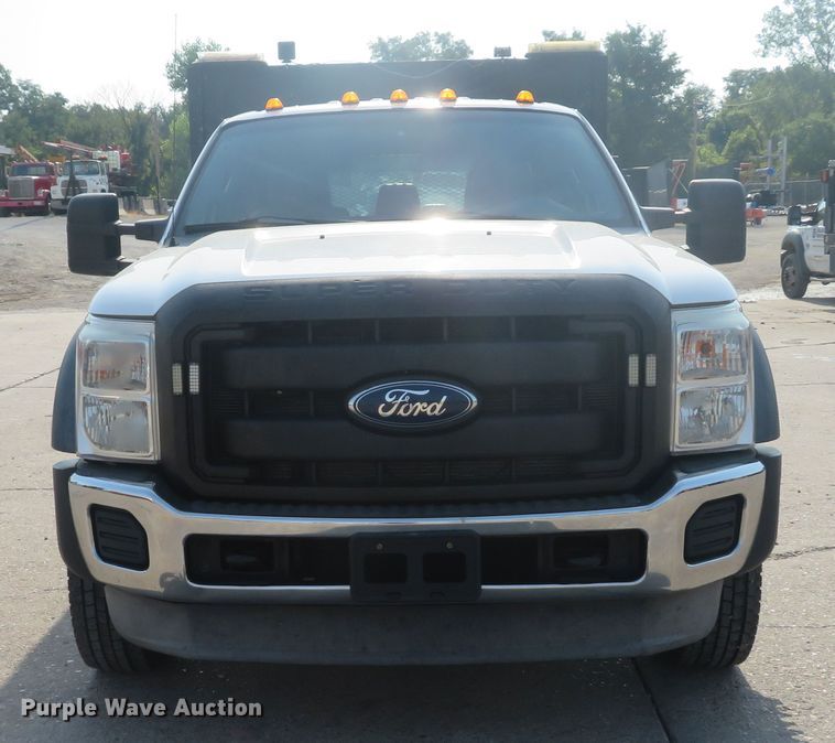 image for item DH1509 2011 Ford F450 Super Duty XL Crew Cab flatbed truck