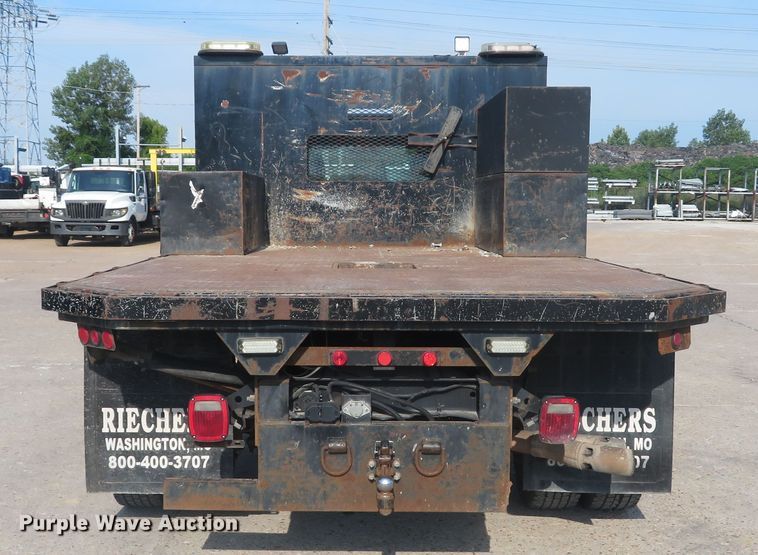 image for item DH1509 2011 Ford F450 Super Duty XL Crew Cab flatbed truck
