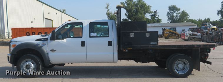 image for item DH1509 2011 Ford F450 Super Duty XL Crew Cab flatbed truck