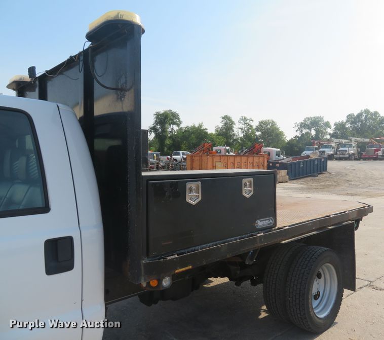 image for item DH1509 2011 Ford F450 Super Duty XL Crew Cab flatbed truck