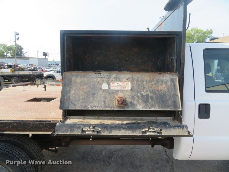 image for item DH1509 2011 Ford F450 Super Duty XL Crew Cab flatbed truck