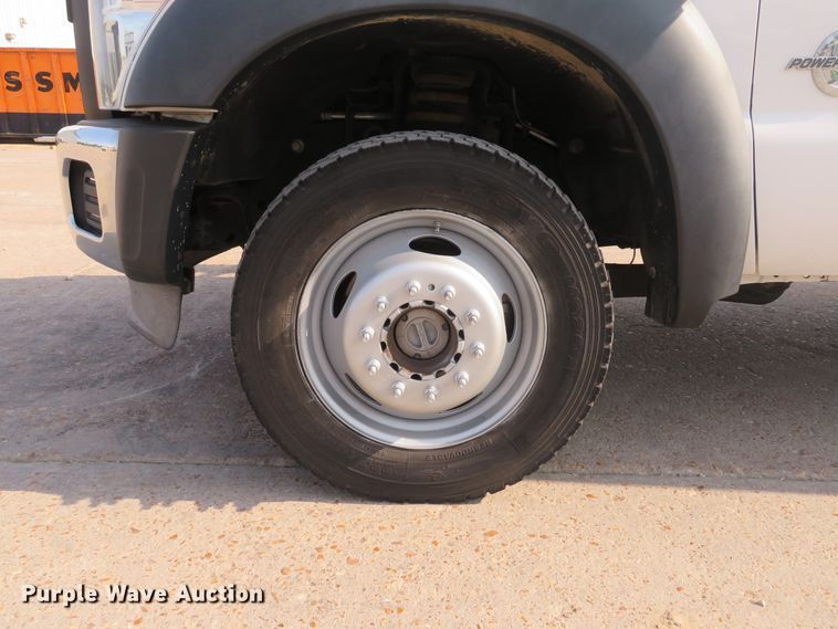 image for item DH1509 2011 Ford F450 Super Duty XL Crew Cab flatbed truck